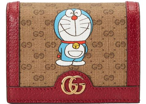 gucci doraemon card holder|Doraemon x Gucci manga.